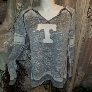 Tennessee gray burnout sweatshirt large